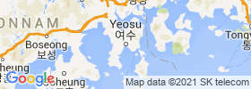 Yeosu map